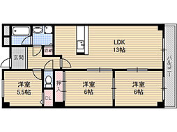 フェルザ南茨木 2階