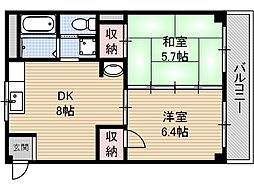 シャトーかわもと 2階