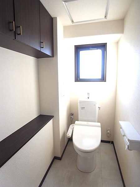 トイレは２か所あるので、大家族でも安心