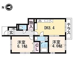 間取図画像 2DK