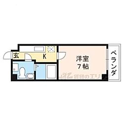 Ｎシャンブル 5階1Kの間取り