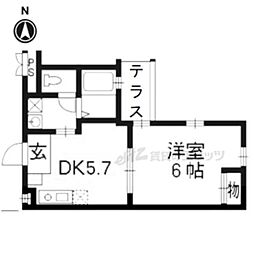 間取図画像 1DK
