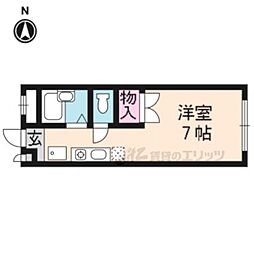 プロヴィデンス 1Kの間取図画像