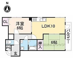 A・BIL-2 2LDKの間取図画像