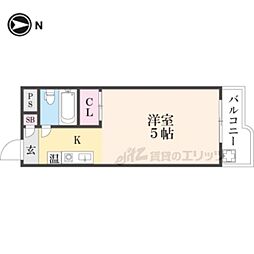 メゾン・ド・パプリカ 1Kの間取図画像