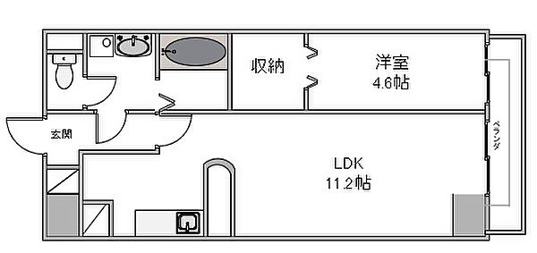 同じ建物の物件間取り写真 - ID:223022960153