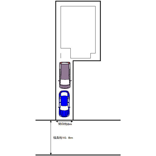 【駐車2台可能】セカンドカーや来客時にも安心です!広々駐車スペースはママやお子様の自転車も停められますね!