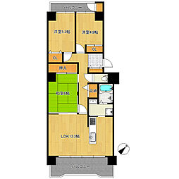 間取図画像 3LDK