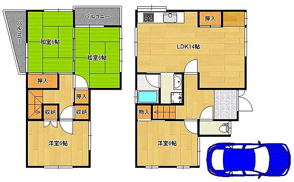 間取り：327001686356