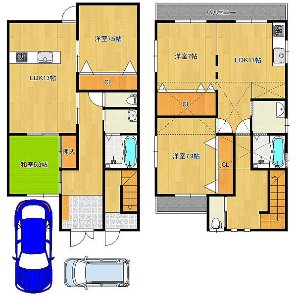 間取り：327001686365