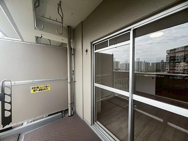 南東面バルコニーですので、洗濯物が良く乾きますね！
