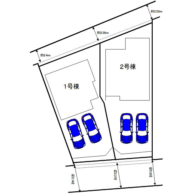 【全２区画】南東向きにつき日当り良好！たっぷりの陽光に包まれる明るい住まいに気持ちも明るくなりますね！