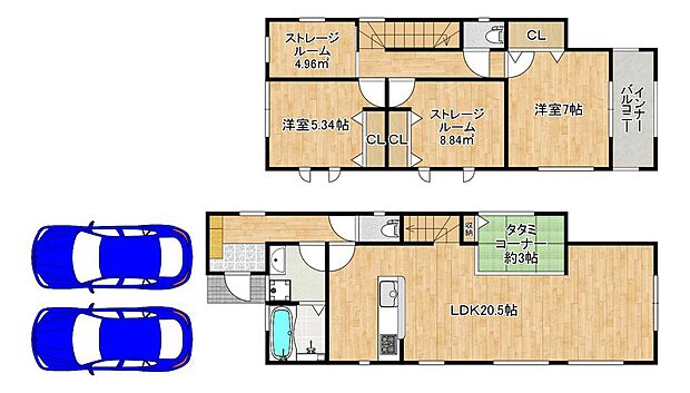 土地約40.50坪〜約43.68坪!ゆとりある敷地でのびのび新生活をここで始めません