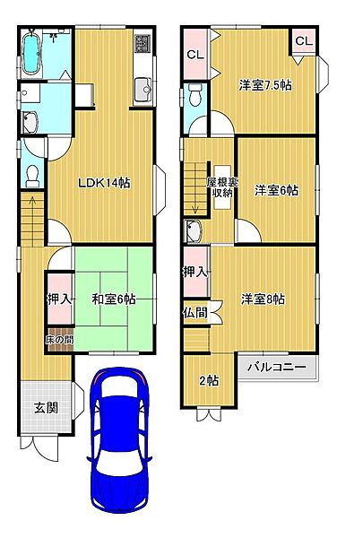 間取り：327001681104