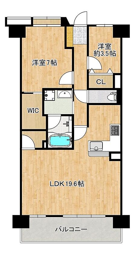 【南東向きにつき日当たり良好】明るい室内は気分が明るくなります！ぜひ現地でお確かめください♪