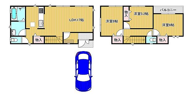 【I号棟】暮らしやすい3LDK♪子供部屋や趣味のお部屋も作れますね♪