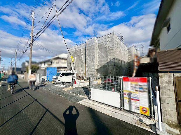 南西面バルコニー♪日当たり良好ですので、洗濯物がよく乾きますね♪