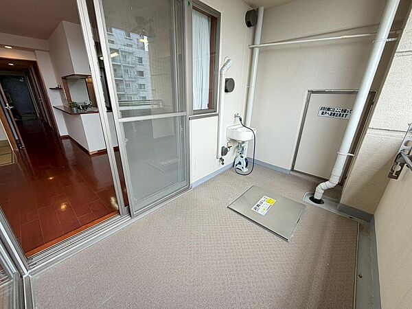 南東面バルコニーですので、洗濯物が良く乾きますね！