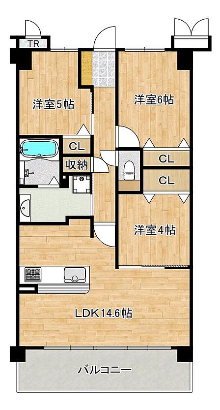 【南西向き】陽光たっぷり降りそそぐ明るいお住まいです♪ぜひ現地でお確かめください!