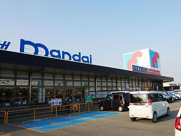 万代美原店まで徒歩２４分