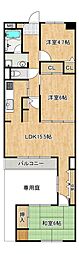 メゾンドール諏訪森 3LDKの間取図画像