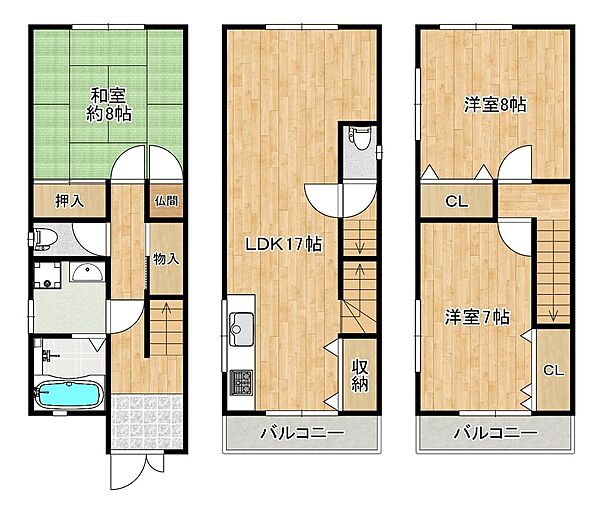 【暮らしやすい３ＬＤＫ】子供部屋や趣味のお部屋も作れますね♪資料請求だけでもお気軽にお問い合わせ下さい！
