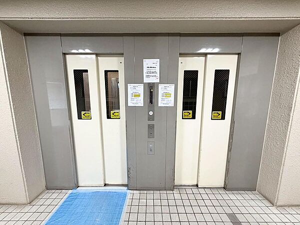 【エレベーター】荷物が多い日も楽々にお部屋に持っていけますね！