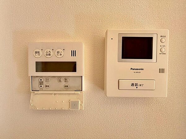 TVモニター付きインターホンで防犯面も安心です。急な来客もお顔を確認してお話しできます。