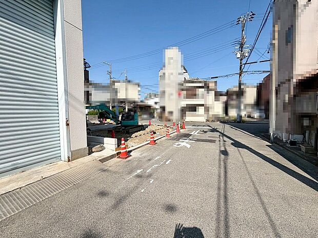 玄関にシューズボックスありますよ!シューズインクローゼットがある区画もあります!玄関周りもスッキリ片付きますね♪