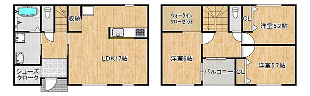 【2階建プラン!建物参考価格1900万円】フリープランですので、お好きに間取り変更できますよ!