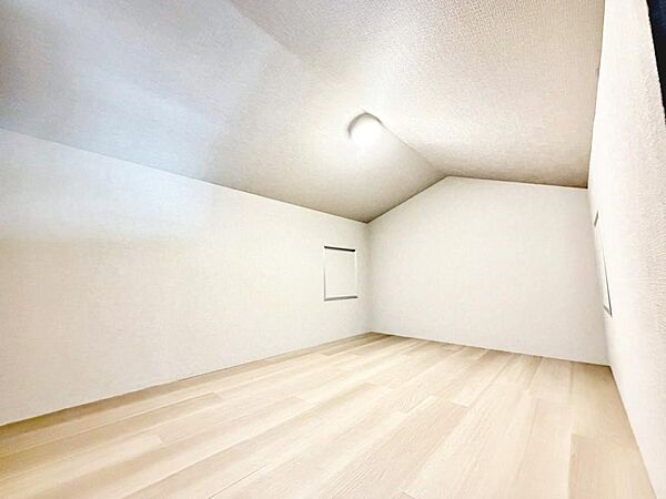 【屋根裏収納】季節の荷物やかさばる荷物やお子様の思い出の品などの収納場所に困らないですね！