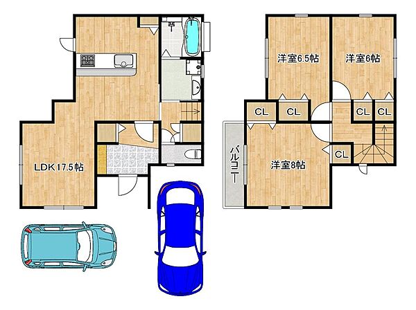 駐車２台可能！綺麗なお住まいで新生活はじめませんか！