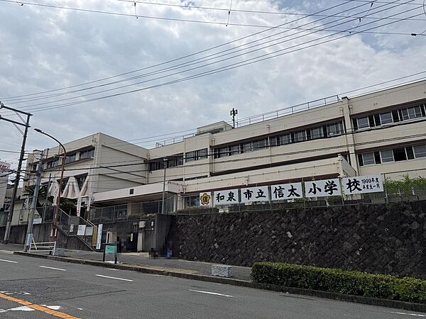 信太小学校まで徒歩１３分