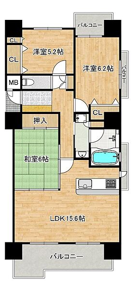【三方角部屋！日当たり・通風良好】明るい室内は気分が明るくなります！ぜひ現地でお確かめください♪