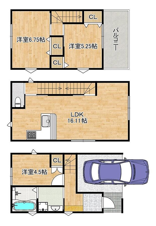 東向きにつき日当たり良好♪陽光たっぷり降りそそぐ明るいお住まいです。どのお部屋も、採光良好な風通しの良い快適な空間となっております!