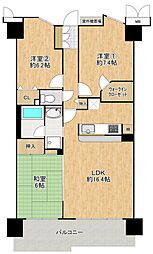 レジデンス羽衣ガーデンスクエア 3LDKの間取図画像