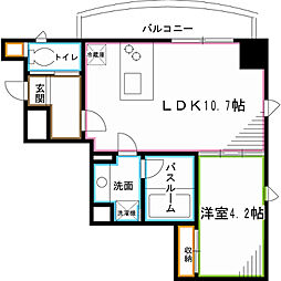 JR中央本線 西荻窪駅 徒歩6分の賃貸マンション 3階1LDKの間取り