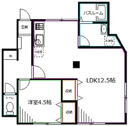 JR中央本線 阿佐ケ谷駅 徒歩8分の賃貸アパート 1階1LDKの間取り
