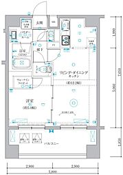 セジョリ上石神井 1LDKの間取図画像