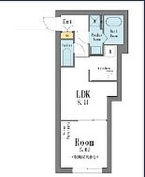 LEGALAND荻窪ANNEX(リーガランドオギクボアネック 1LDKの間取図画像
