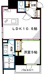 RESIDIA荻窪3 1LDKの間取図画像