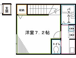 セレ下井草 1Kの間取図画像