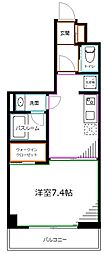 大裕ビル 1DKの間取図画像