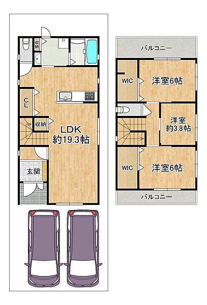 間取りを拡大表示