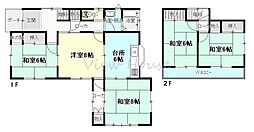 高崎市　足門町　中古 5Kの間取り