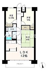 ダイアパレス高崎ガーデンステージ 3LDKの間取り