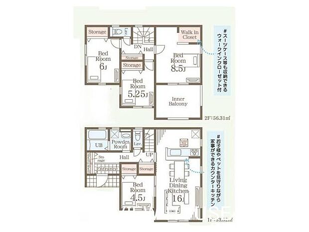 ■インテリアの統一感を作りやすい洋室のみの間取りです♪