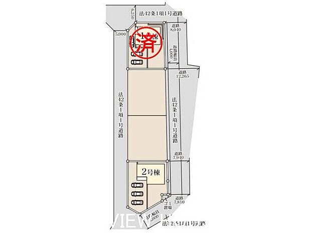 ■当物件は2号棟です♪人気の角地☆