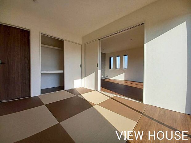 ■1階6帖和室|ハイブリット畳仕様♪収納たっぷり◎