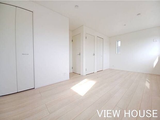 ■2階5帖+4.5帖洋室|間仕切壁設置可能です♪3LDK⇔4LDKにすることができます♪